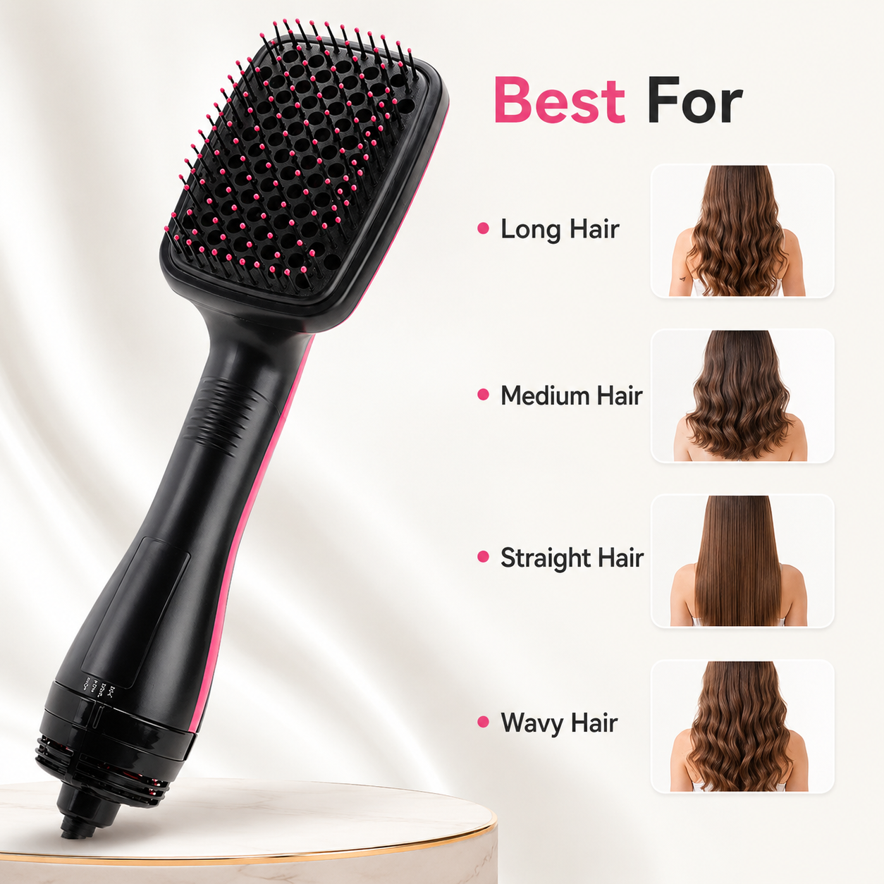 Multifunctional Hot Air Hair Styling Brush