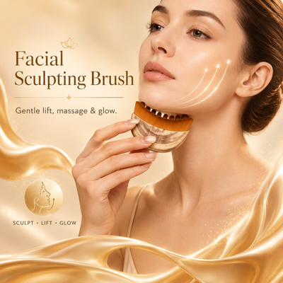 Peine de masaje facial esculpidor, herramienta de contorno lifting para masaje de piel de cuello y mandíbula