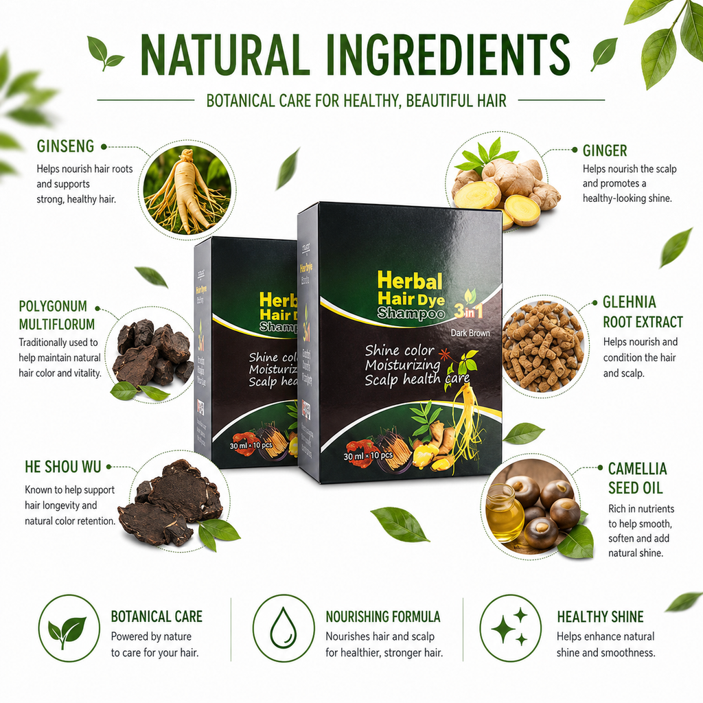Champú Tinte Herbal 3 en 1