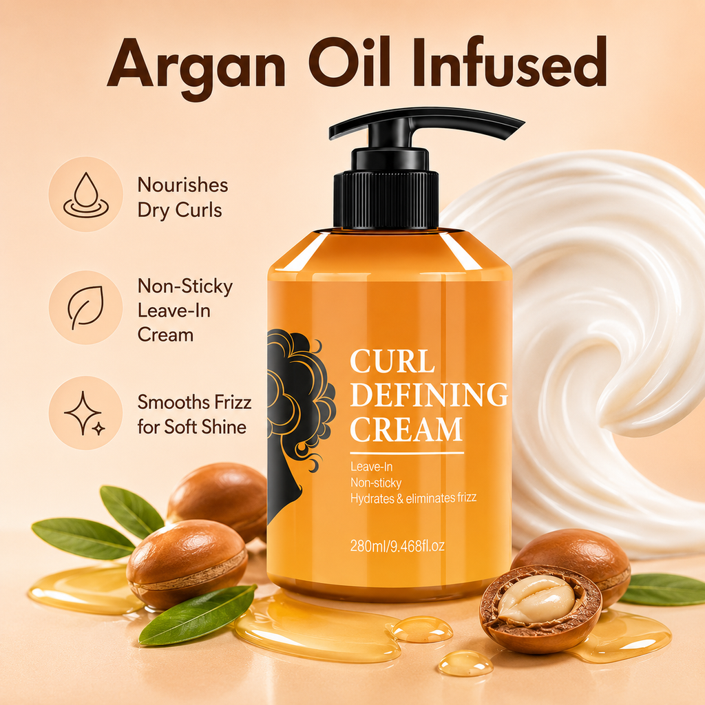 Crema Definidora de Rizos Hidratante No Pegajosa