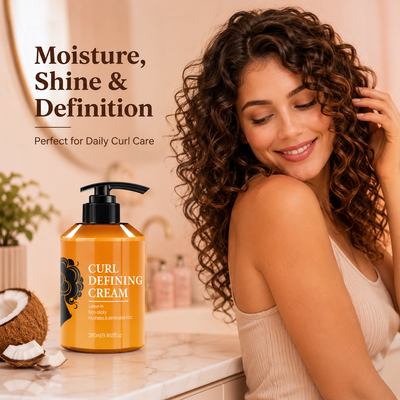 Crema Definidora de Rizos Hidratante No Pegajosa
