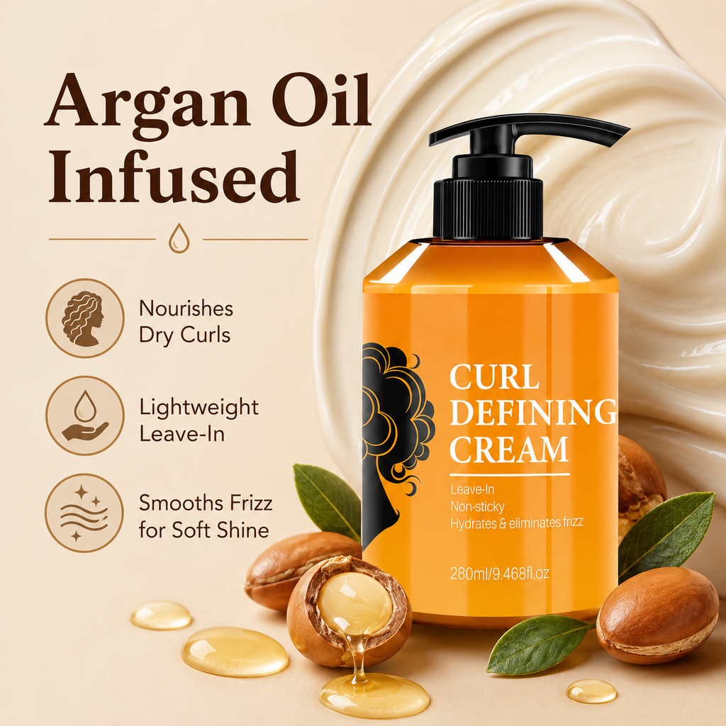 Crema Definidora de Rizos Hidratante No Pegajosa