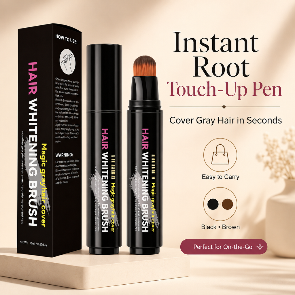 Disposable Instant White Hair Cover Concealer Brush