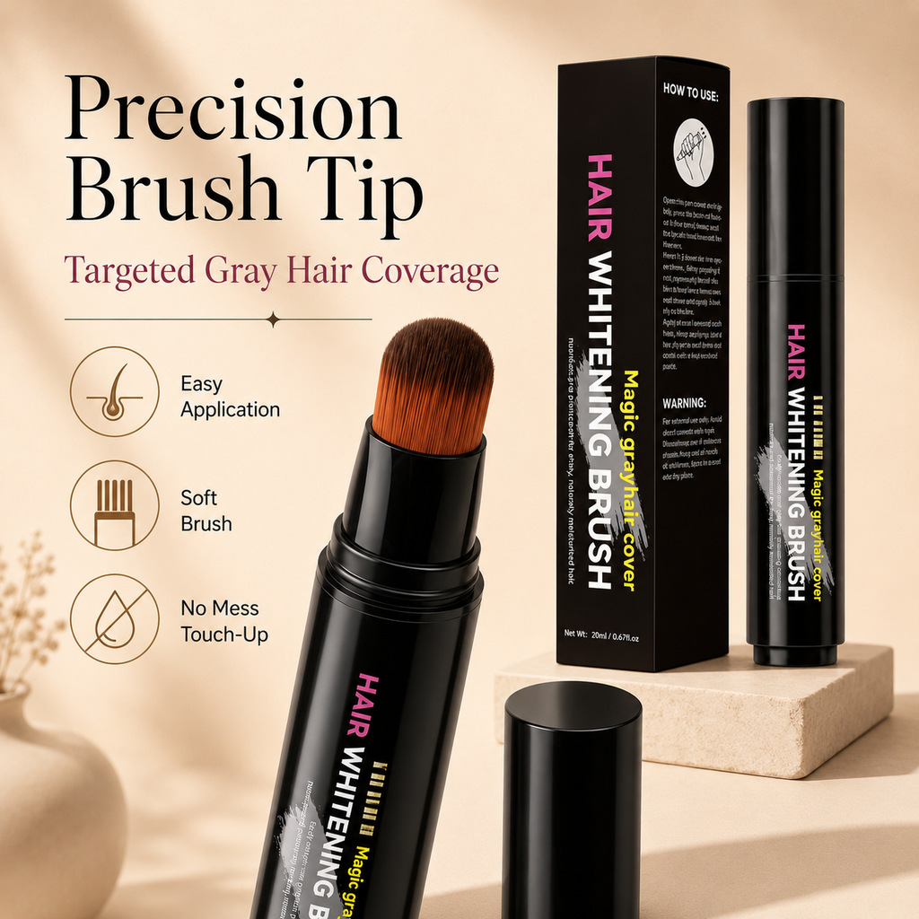 Disposable Instant White Hair Cover Concealer Brush