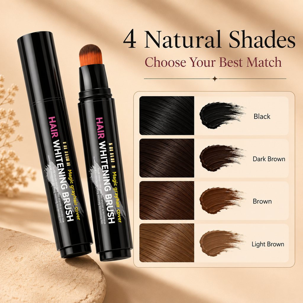 Disposable Instant White Hair Cover Concealer Brush