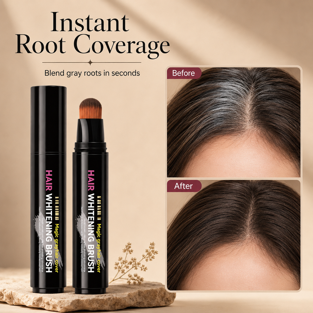 Disposable Instant White Hair Cover Concealer Brush