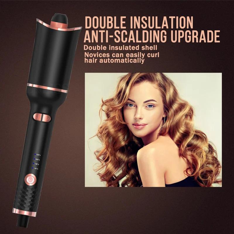 Auto Rotate Hair Curling Iron,Curler for All Hair Types