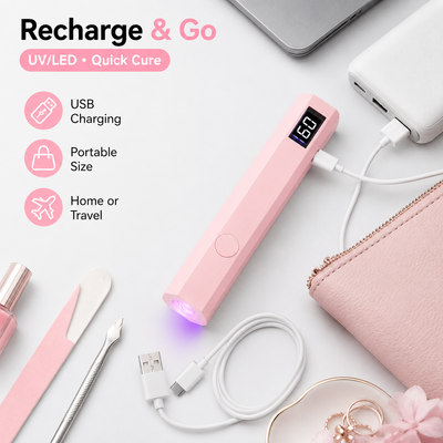 Portable USB Rechargeable UV LED Nail Lamp