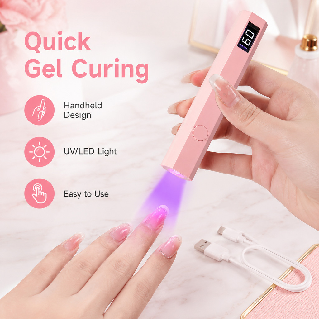 Portable USB Rechargeable UV LED Nail Lamp