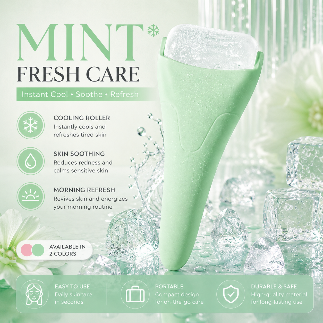 Cool Eye Care Ice Roller Massager