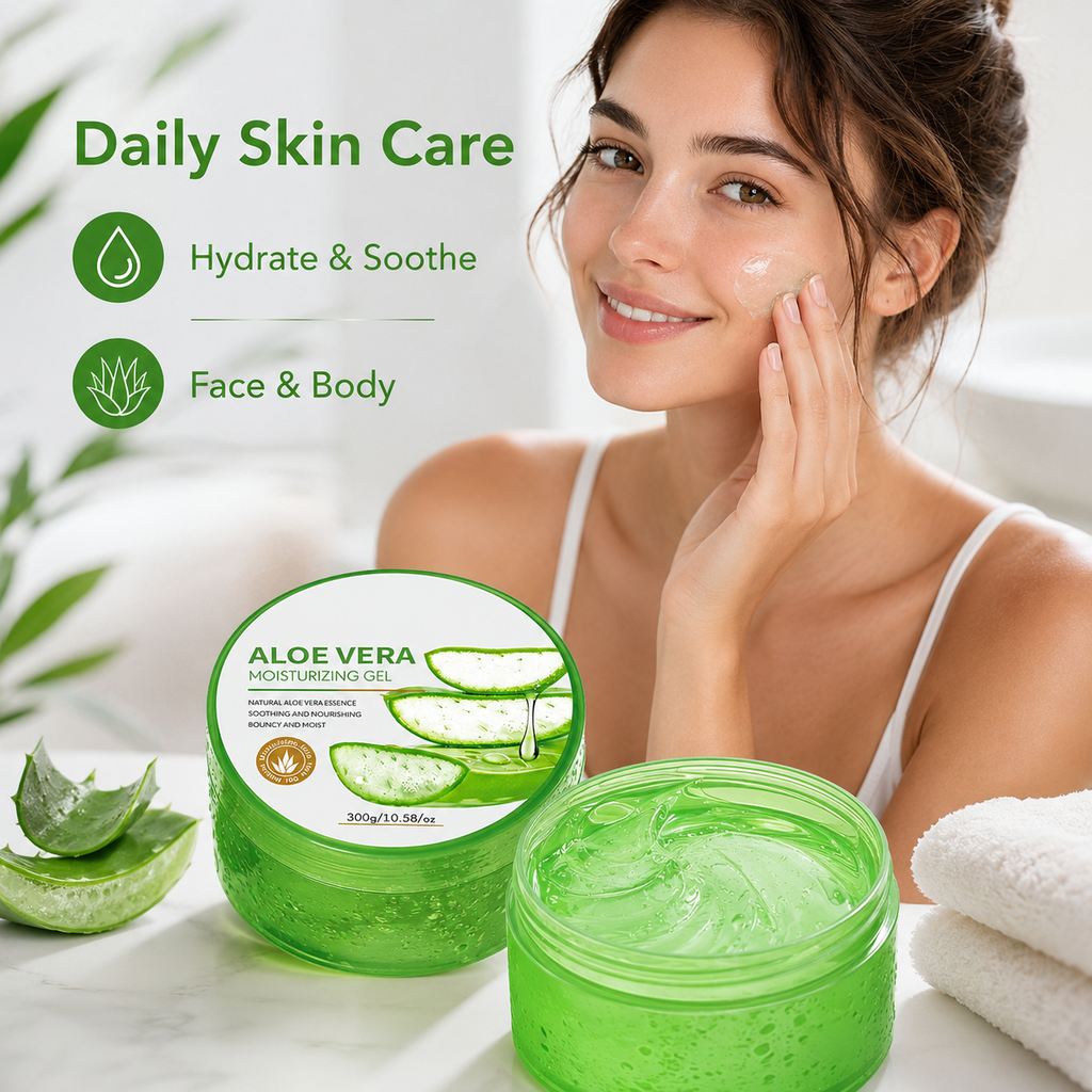 300g Gel Hidratante Calmante Natural de Aloe Vera