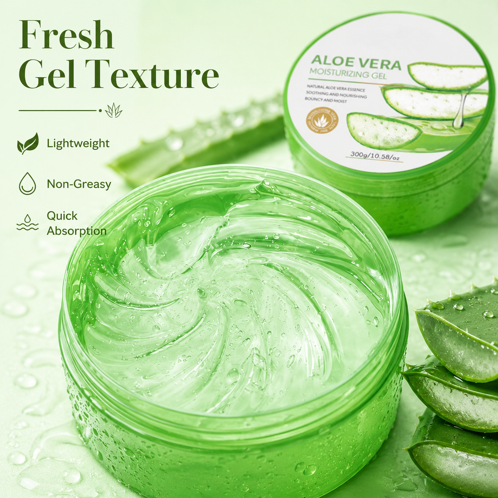 300g Gel Hidratante Calmante Natural de Aloe Vera