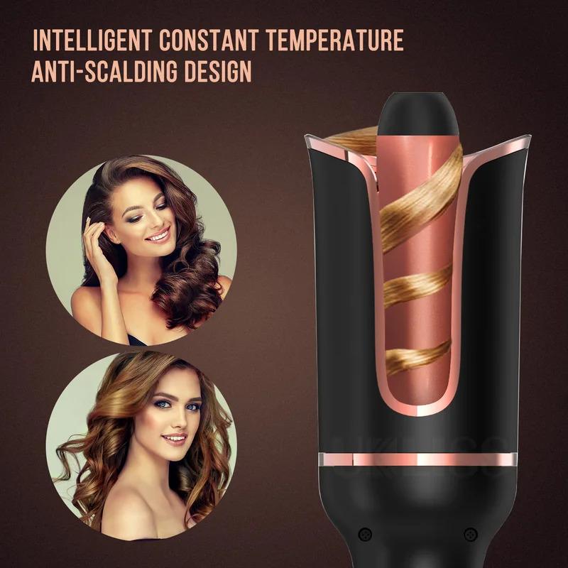 Auto Rotate Hair Curling Iron,Curler for All Hair Types