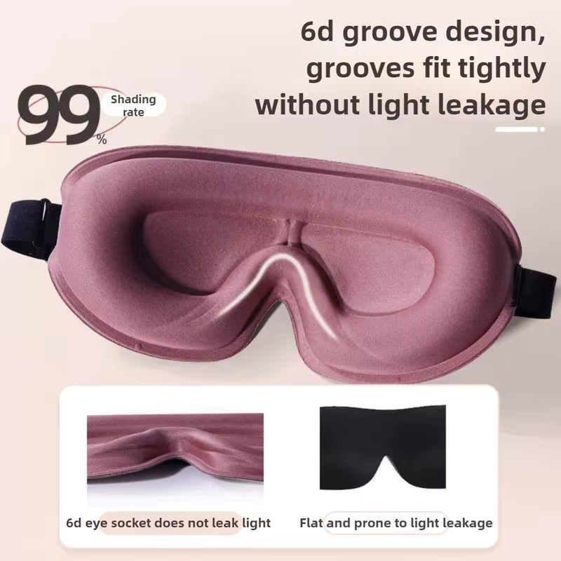 3D Contoured 99% Light Blockout Sleep Eye Mask
