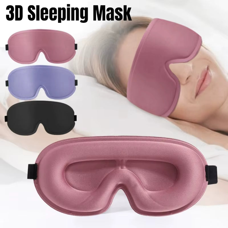 3D Contoured 99% Light Blockout Sleep Eye Mask