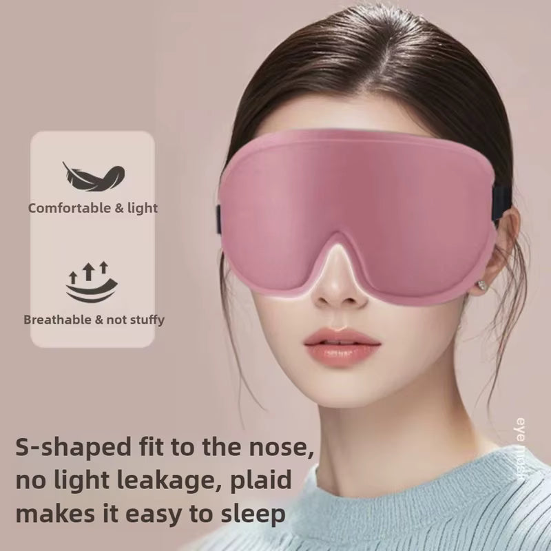3D Contoured 99% Light Blockout Sleep Eye Mask