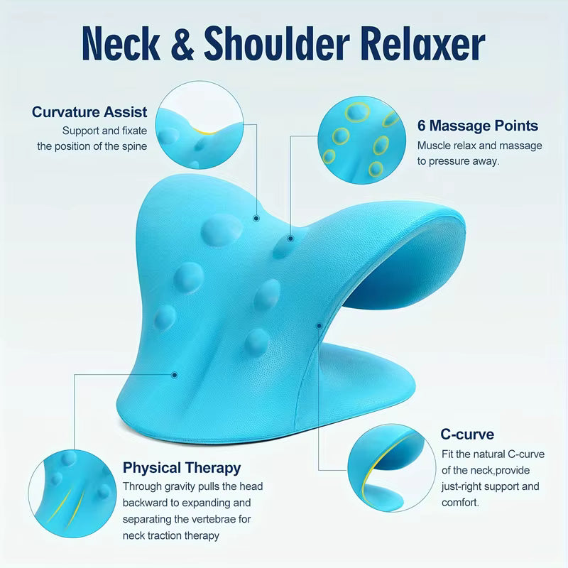 Physical Therapy Neck Shoulder Relaxer Traction Pillow