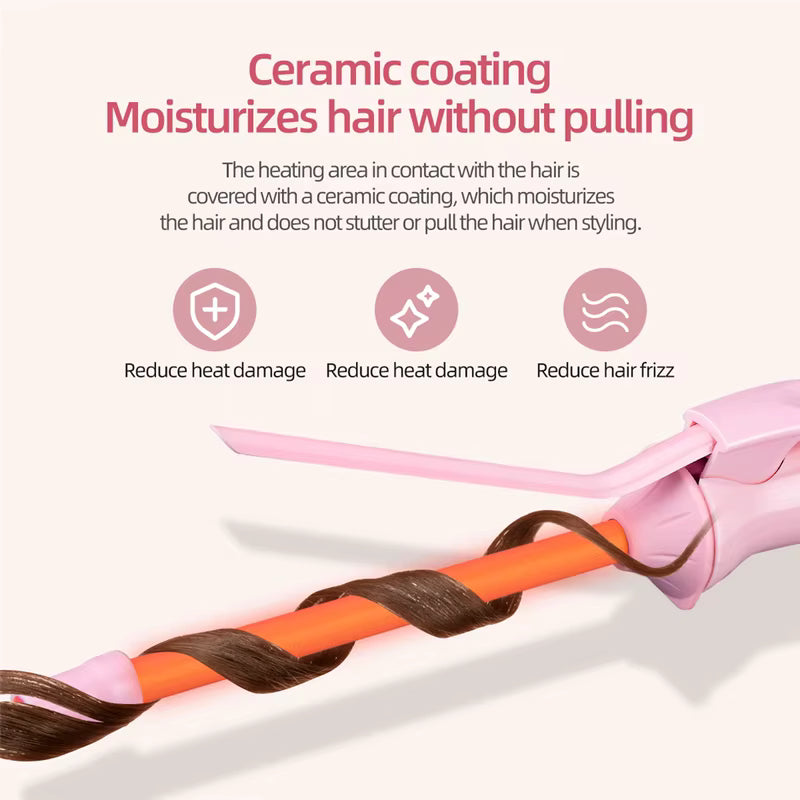 9mm Mini Thin Barrel Wool Roll Hair Curling Iron