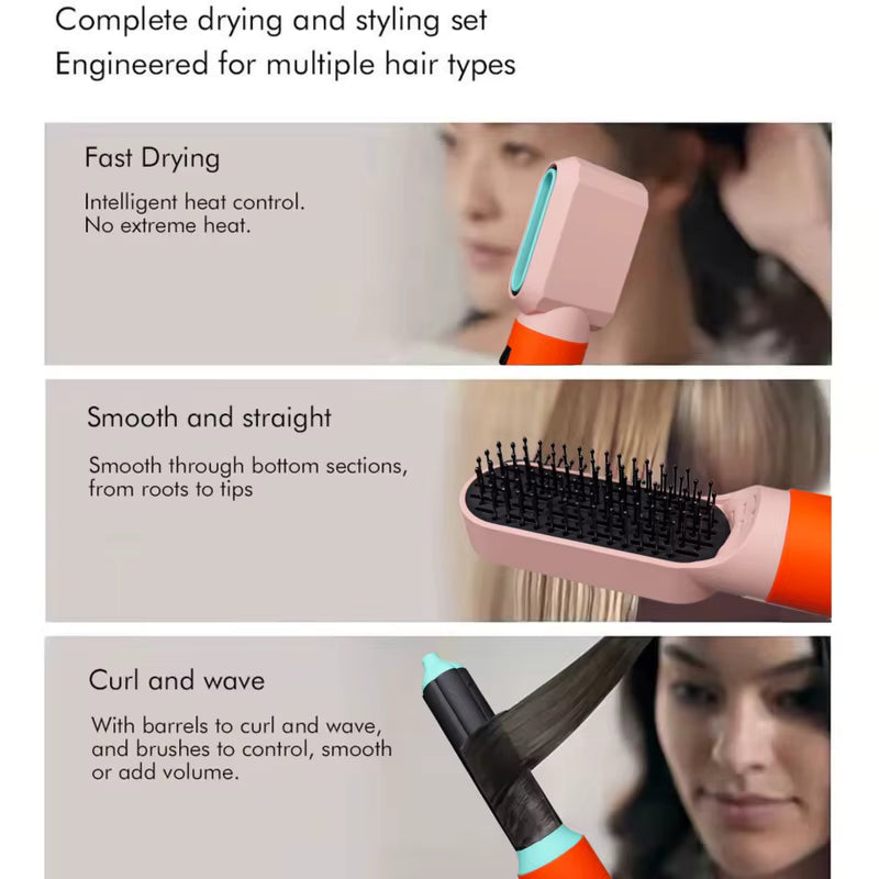 5-in-1 Interchangeable Hot Air Multi Hair Styling Set