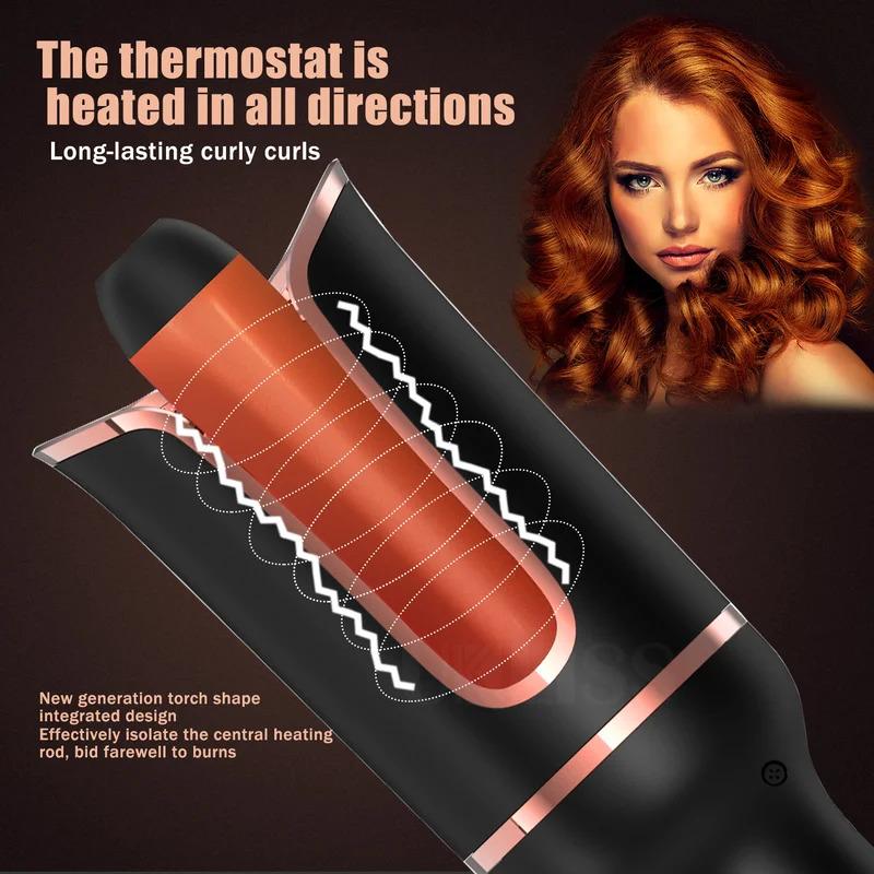 Auto Rotate Hair Curling Iron,Curler for All Hair Types