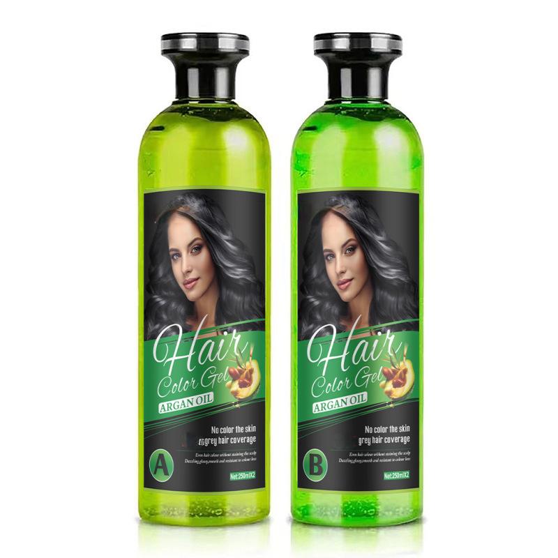 Gel Temporal de Color Negro para Retoques de Canas